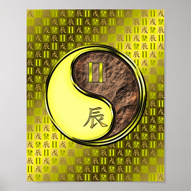 Gemini & Earth Dragon Poster (Vorne)
