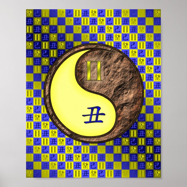 Gemini & Earth Ox Poster (Vorne)