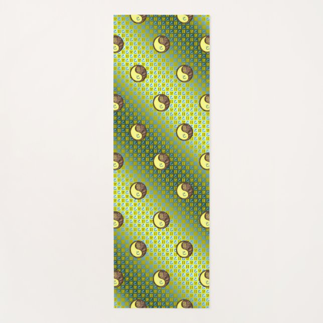 Gemini & Earth Snake Yogamatte (Vorderseite)