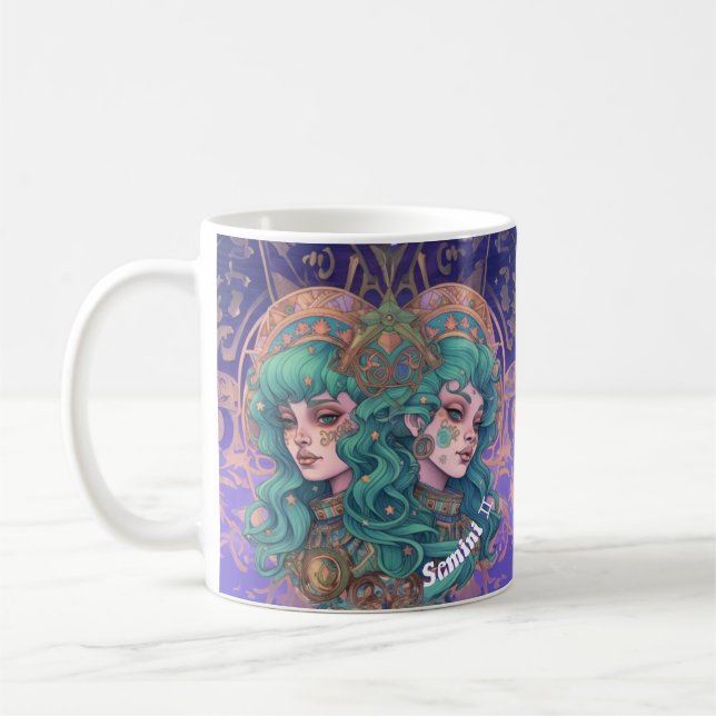 Gemini Energy Zodiac Tasse (Links)