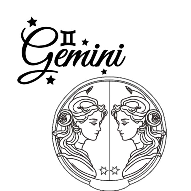 "Gemini" farbig T-Shirt (Von Creator hochgeladen)