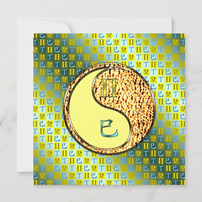 Gemini & Fire Snake Karte (Vorderseite)