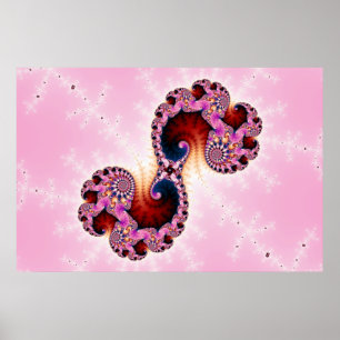 Gemini Fraktal Art Poster