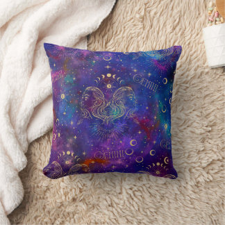 Gemini Galaxy Throw Kissen