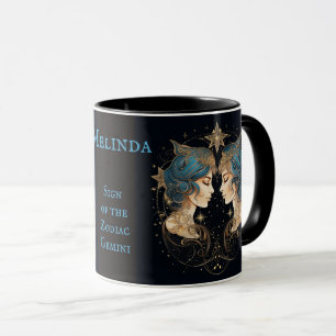 Gemini Geburtstagsgeschenk Name Schwarzer Kaffee h Tasse