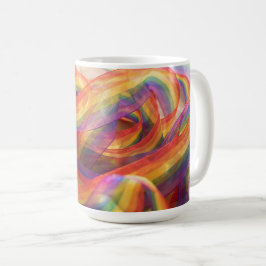 Gemini generiertes kaskadierendes durchsichtiges R Kaffeetasse