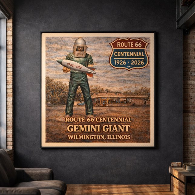 Gemini Giant Wilmington Route 66 Poster (Von Creator hochgeladen)