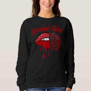 Gemini Girl I Am Storm Niedlich Zodiac Sign Gemin Sweatshirt