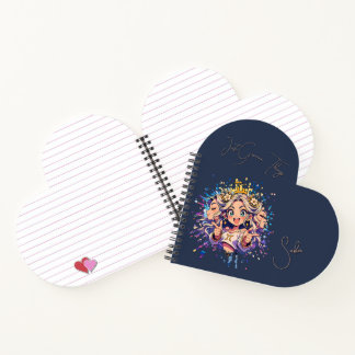 Gemini Heart Sweet 16 Custom Journal Notizbuch