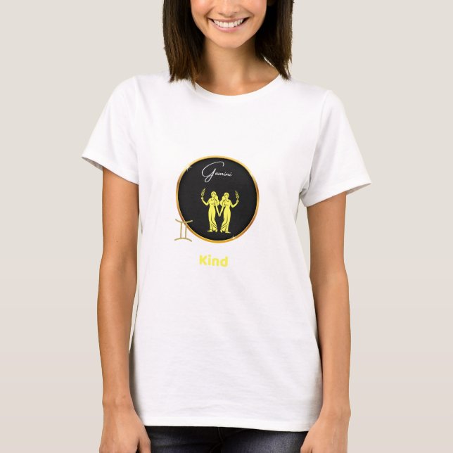 Gemini Horoscope T - Shirt (Vorderseite)