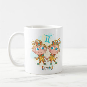Gemini Horoscope Zodiac 21. Mai - 20. Juni Geburts Kaffeetasse