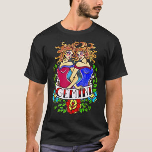 Gemini Horoskop Vintager Tag T-Shirt