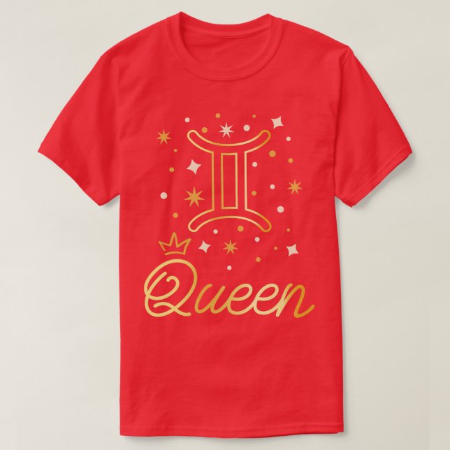 Gemini I Geboren im Mai Juni T-Shirt (Design vorne)