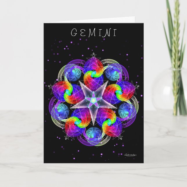 Gemini Karte (Vorderseite)