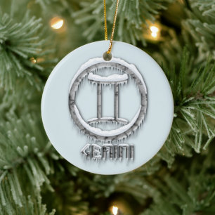 Gemini Keramik Ornament