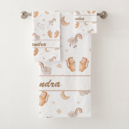 Gemini Kleinkind | Spielerisch und weich für klein Badhandtuch Set