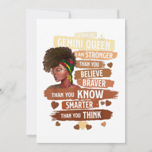 Gemini Königin süß als Bonbon Geburtstagsgeschenk  Einladung