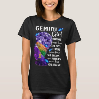 Gemini Königin süß als Bonbon Geburtstagsgeschenk  T-Shirt