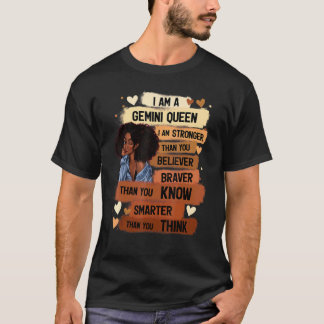 Gemini Königin Sweet as Candy Geburtstag für Schwa T-Shirt