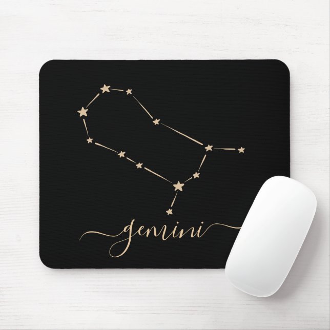 Gemini-Konstellation Mousepad (Mit Mouse)