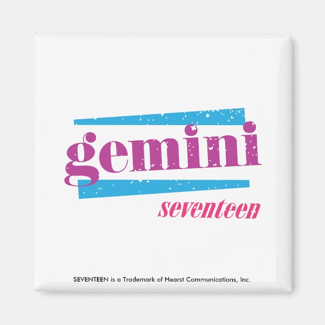 Gemini Lila Magnet (Vorne)
