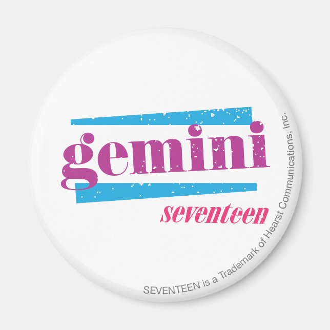 Gemini Lila Magnet (Vorne)