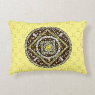 Gemini-Mandala-Akzentkissen Zierkissen