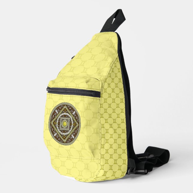 Gemini Mandala Crossbody Bag (Rechte Ecke)