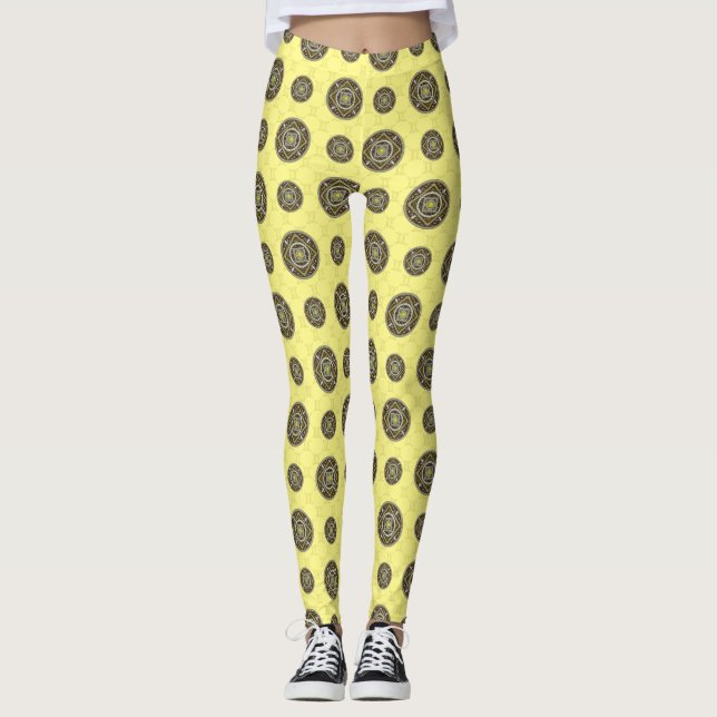 Gemini Mandala Leggings (Vorderseite)