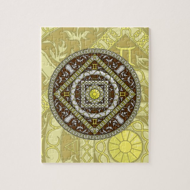 Gemini Mandala Puzzle (Vertikal)