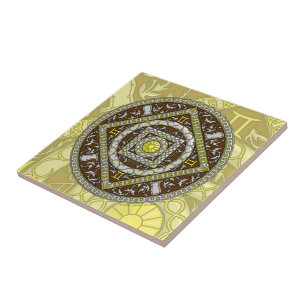 Gemini Mandala Tile Fliese