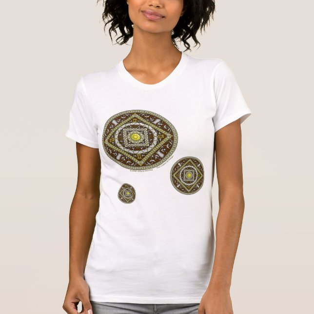 Gemini Mandala Women's Light Shirt (Vorderseite)