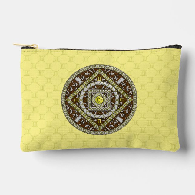 Gemini Mandala Zubehörtasche (Vorderseite)