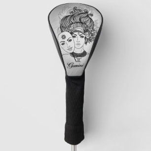 Gemini Masked Lady Zodiac Golf Headcover