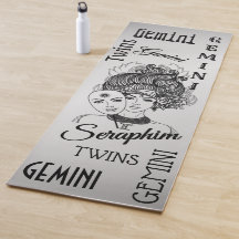 Gemini Masked Lady Zodiac Silver Personal