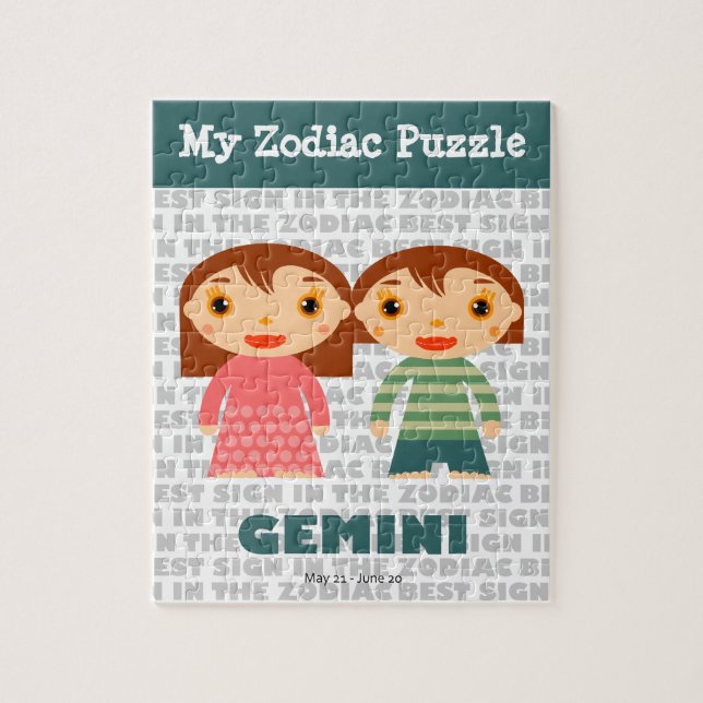 Gemini, mein Zodiapuzzle Puzzle (Vertikal)