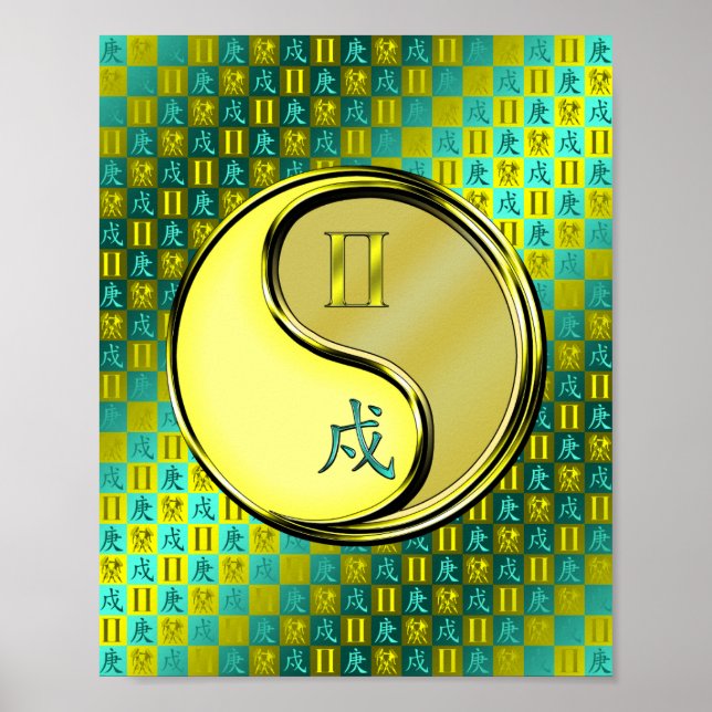 Gemini & Metal Dog Poster (Vorne)