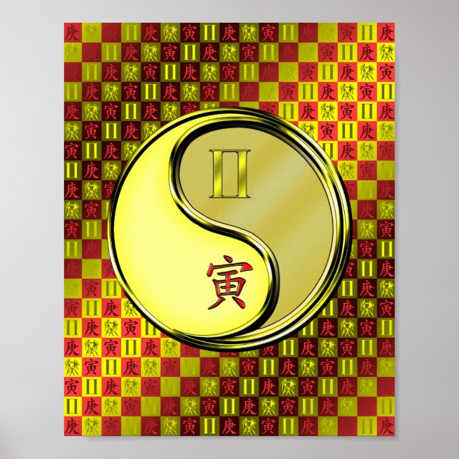 Gemini & Metal Tiger Poster (Vorne)