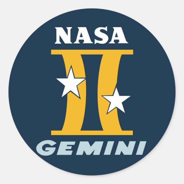 Gemini Mission Sticker (Vorderseite)