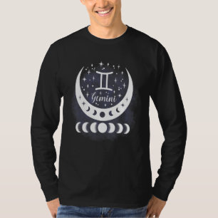Gemini Moon Phase Wasser T-Shirt
