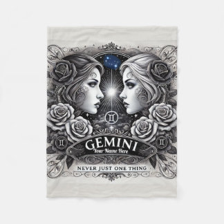 Gemini "Never Just One Ding" Fleece Blanket