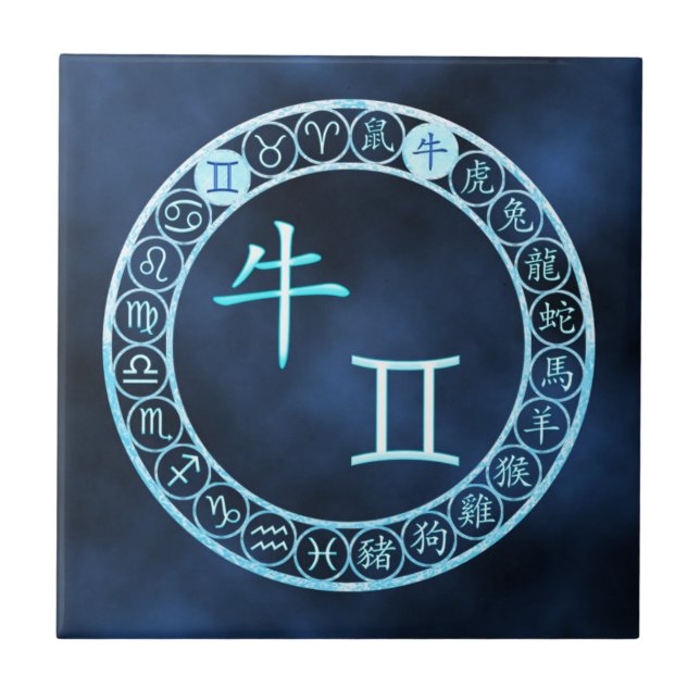 Gemini/Ox Fliese (Vorderseite)