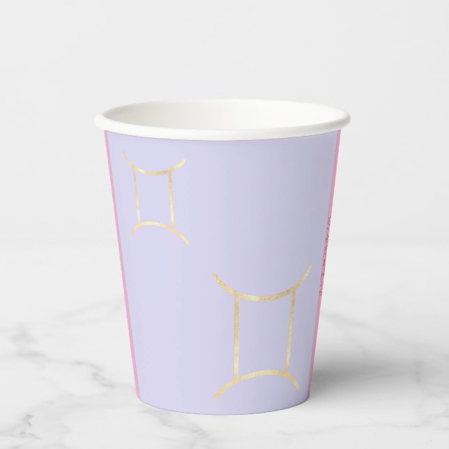 Gemini Party Cups Pappbecher (Vorderseite)