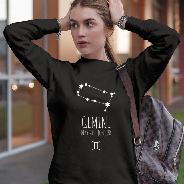 Gemini | Personalisierte Sternbilder Sweatshirt (Von Creator hochgeladen)