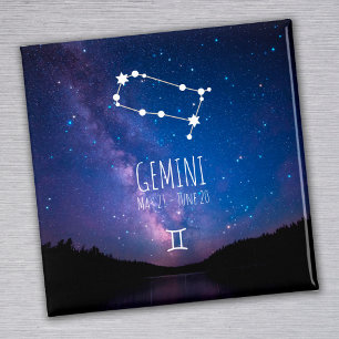 Gemini Personalisiertes Sternbild Magnet