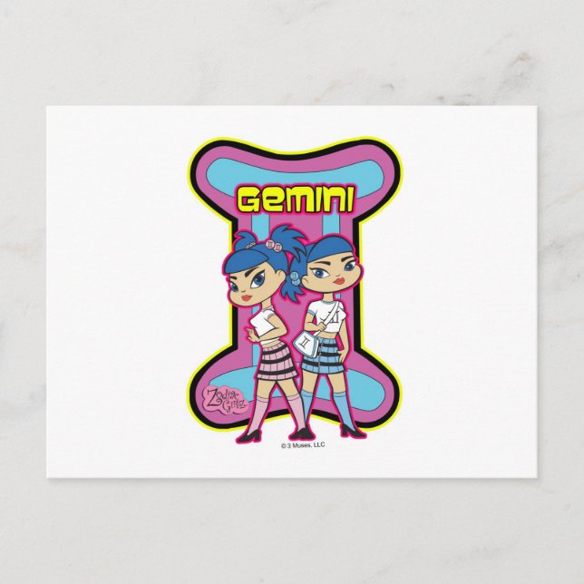 Gemini Postkarte (Vorderseite)