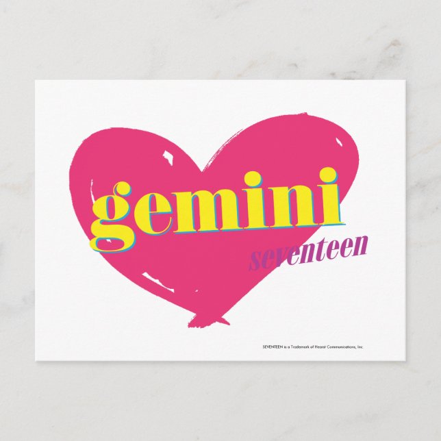 Gemini Postkarte (Vorderseite)