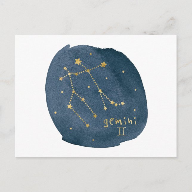 Gemini Postkarte (Vorderseite)
