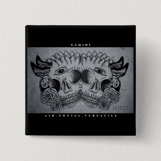 Gemini Print Button (Vorderseite)