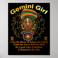 Gemini Queen Sweet as Candy Birthday Black Women